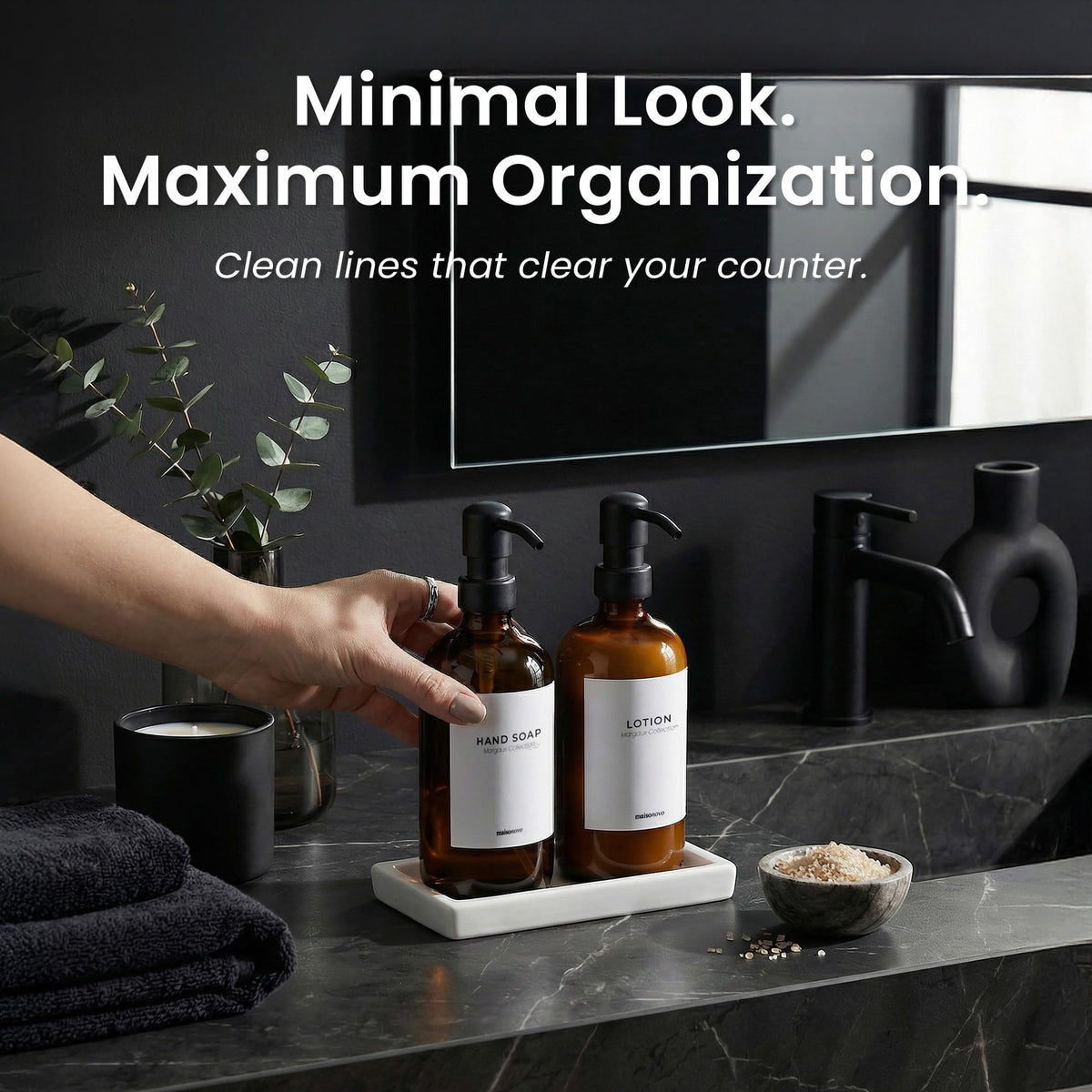 Bathroom Soap Dispenser Set (2 Count)