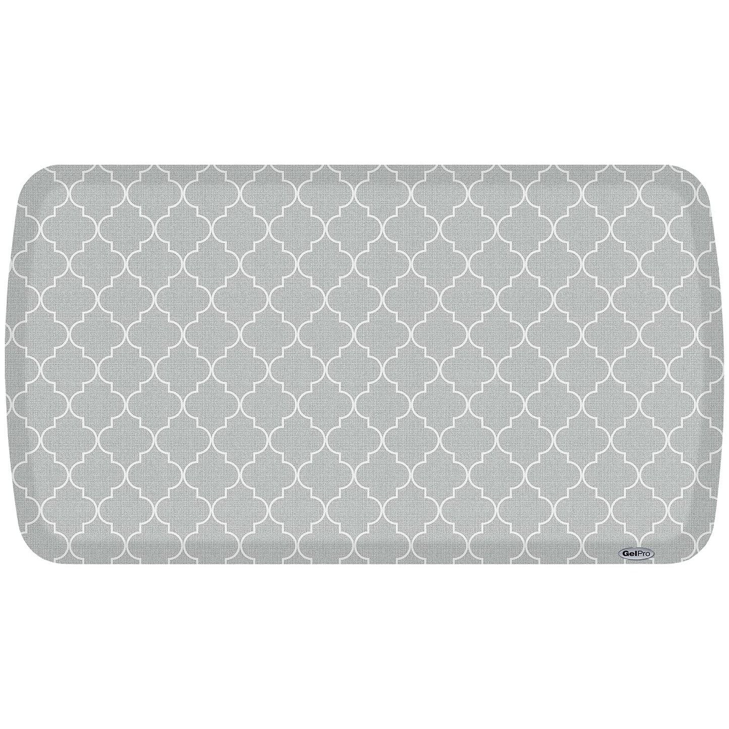 Elite Trellis Light Grey Kitchen Comfort Mat