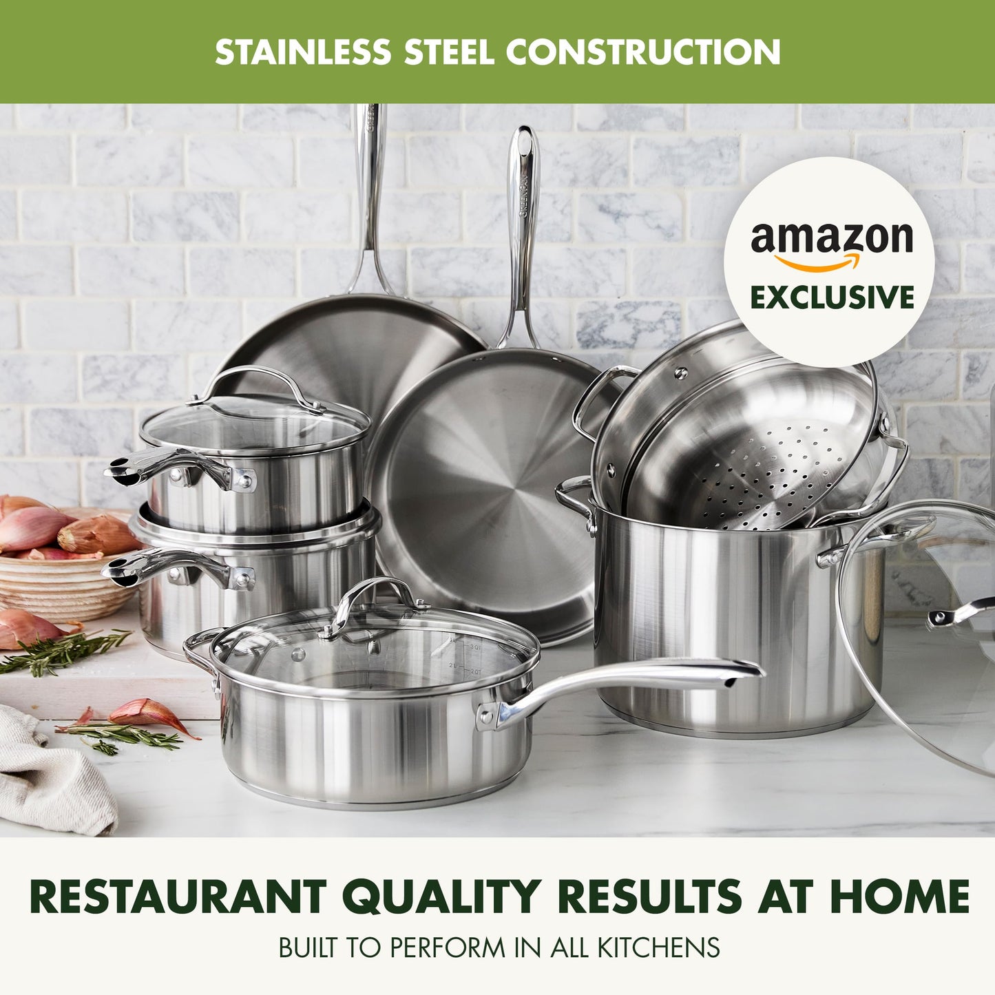 Stainless Steel Cookware Set
