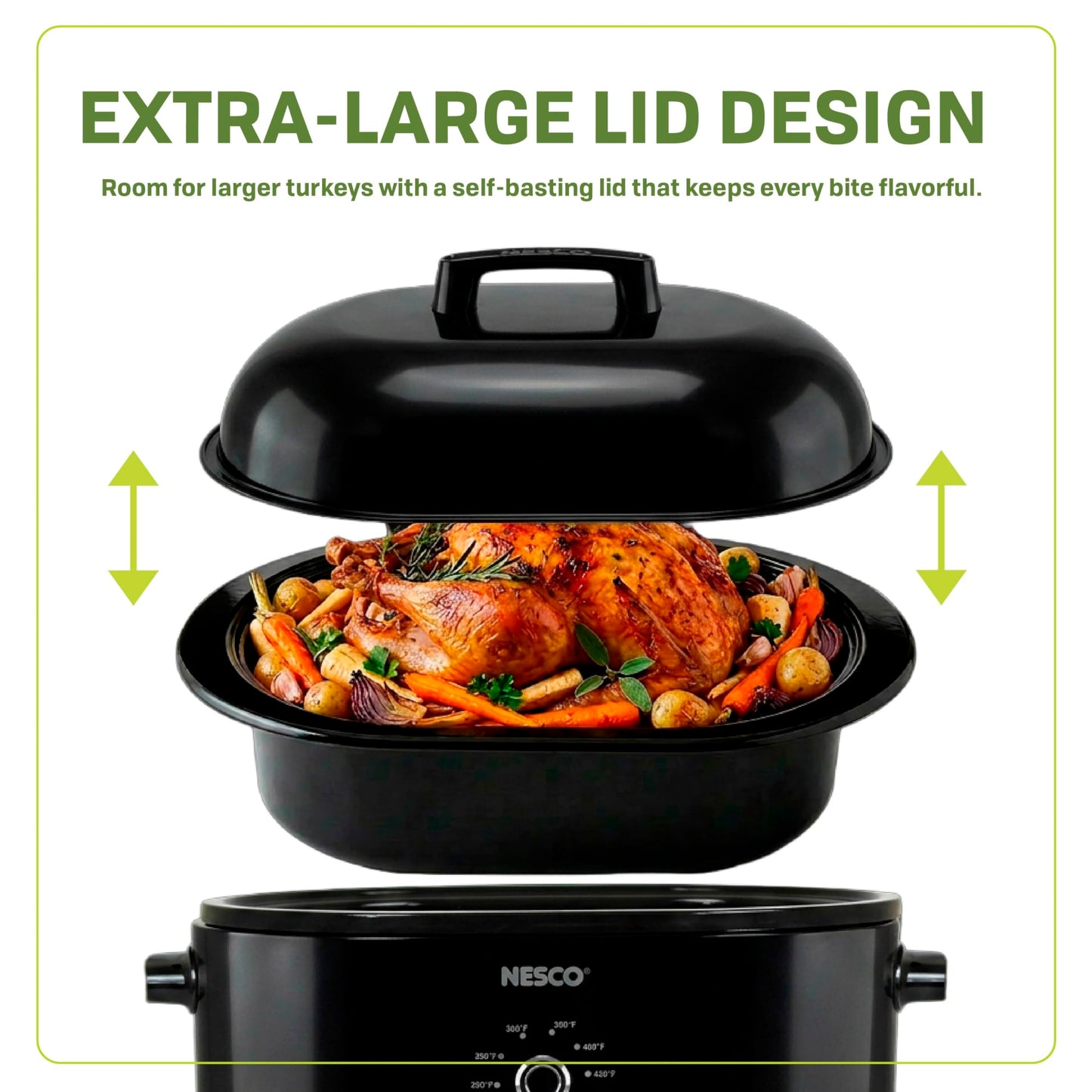 MWR18-13, Roaster Oven, 18 Quarts, Black