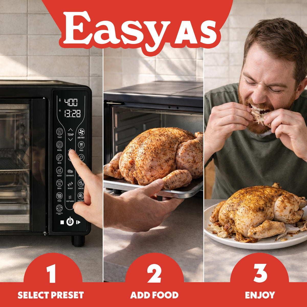 French Door Air Fryer Toaster Oven