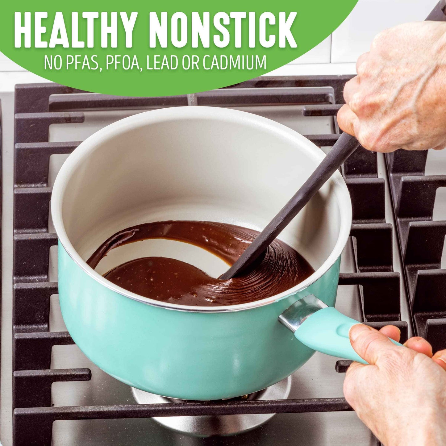 Soft Grip Diamond Healthy Ceramic Nonstick