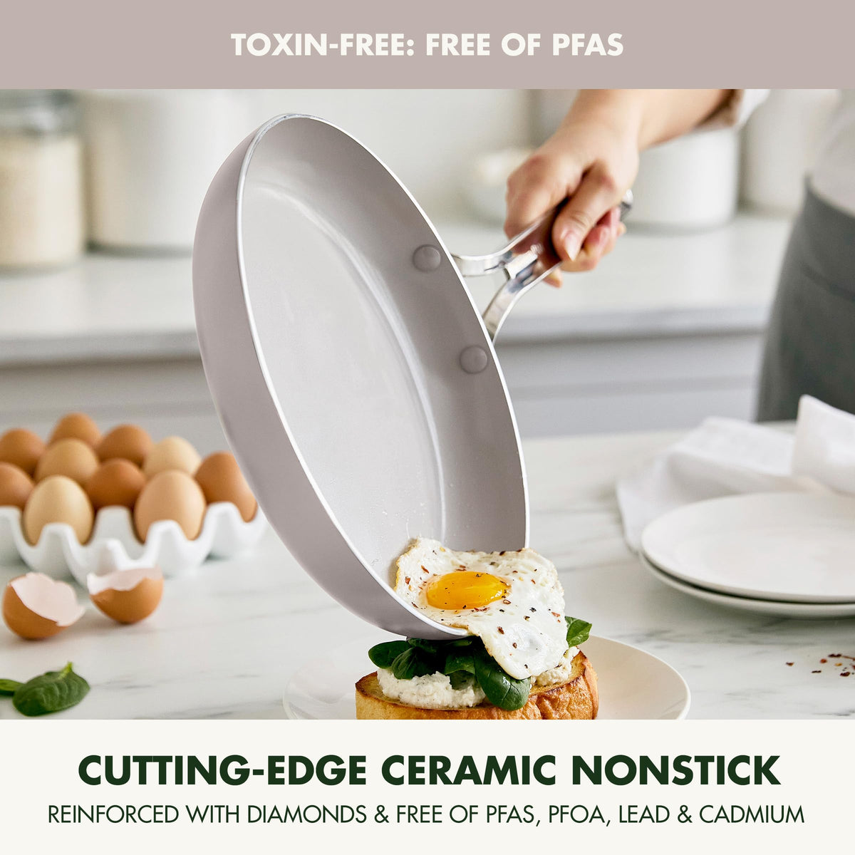 Nova 10” Frying Pan Skillet and 4.37QT Sauté Pan with Lid