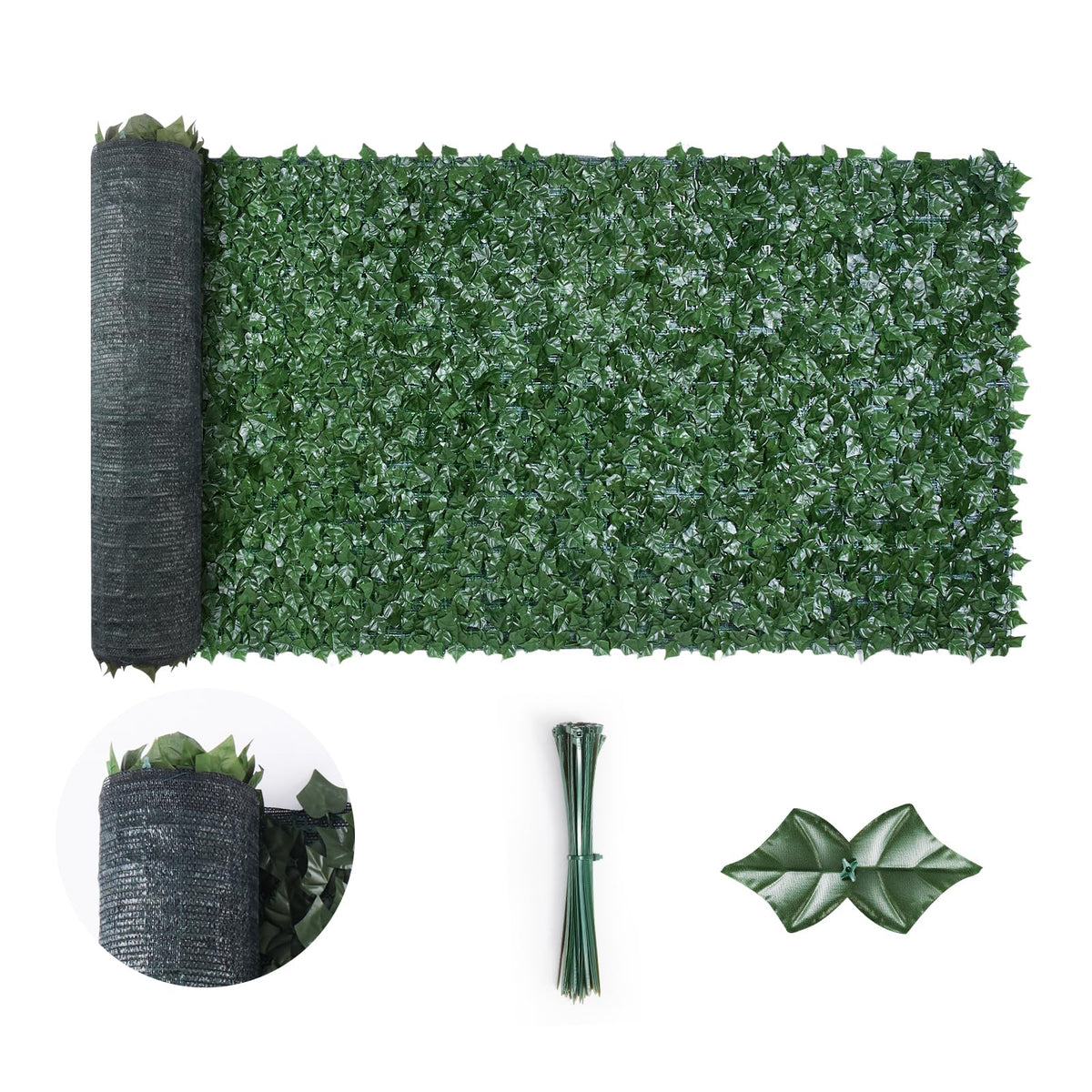 Artificial Ivy Privacy Fence Screen