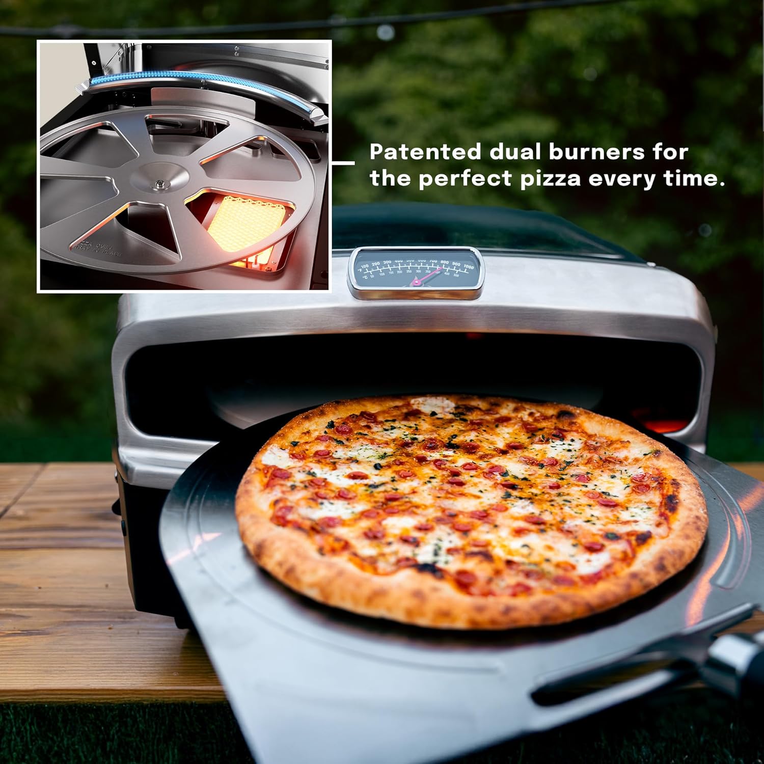 Halo Versa 16 Propane Gas Outdoor Pizza Oven with Rotating Cooking Stone | Portable Appliance for all Outdoor Kitchens - Culinary Roots