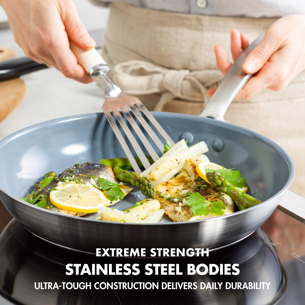 Treviso 9.5” and 11” Frying Pan skillet Set