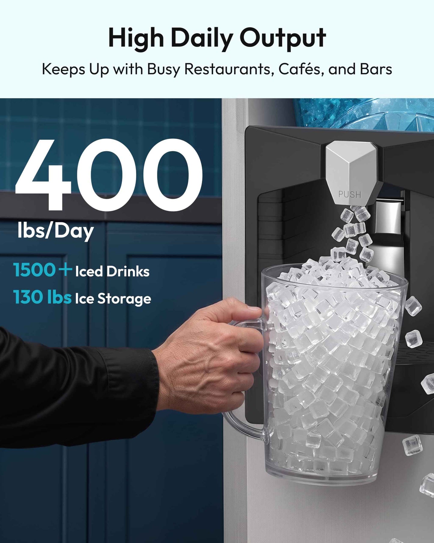 Commercial Ice Maker Machine 400Lb