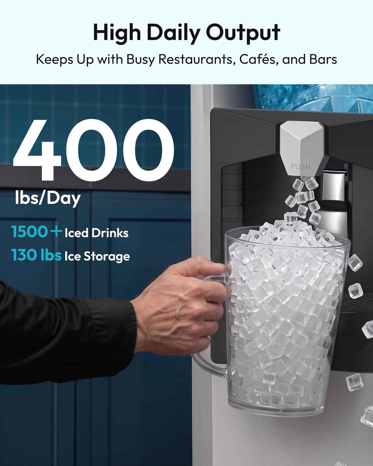 Commercial Ice Maker Machine 400Lb