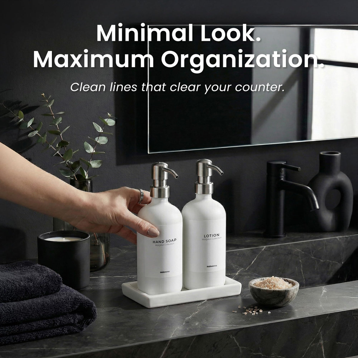 Bathroom Soap Dispenser Set (3 Count)
