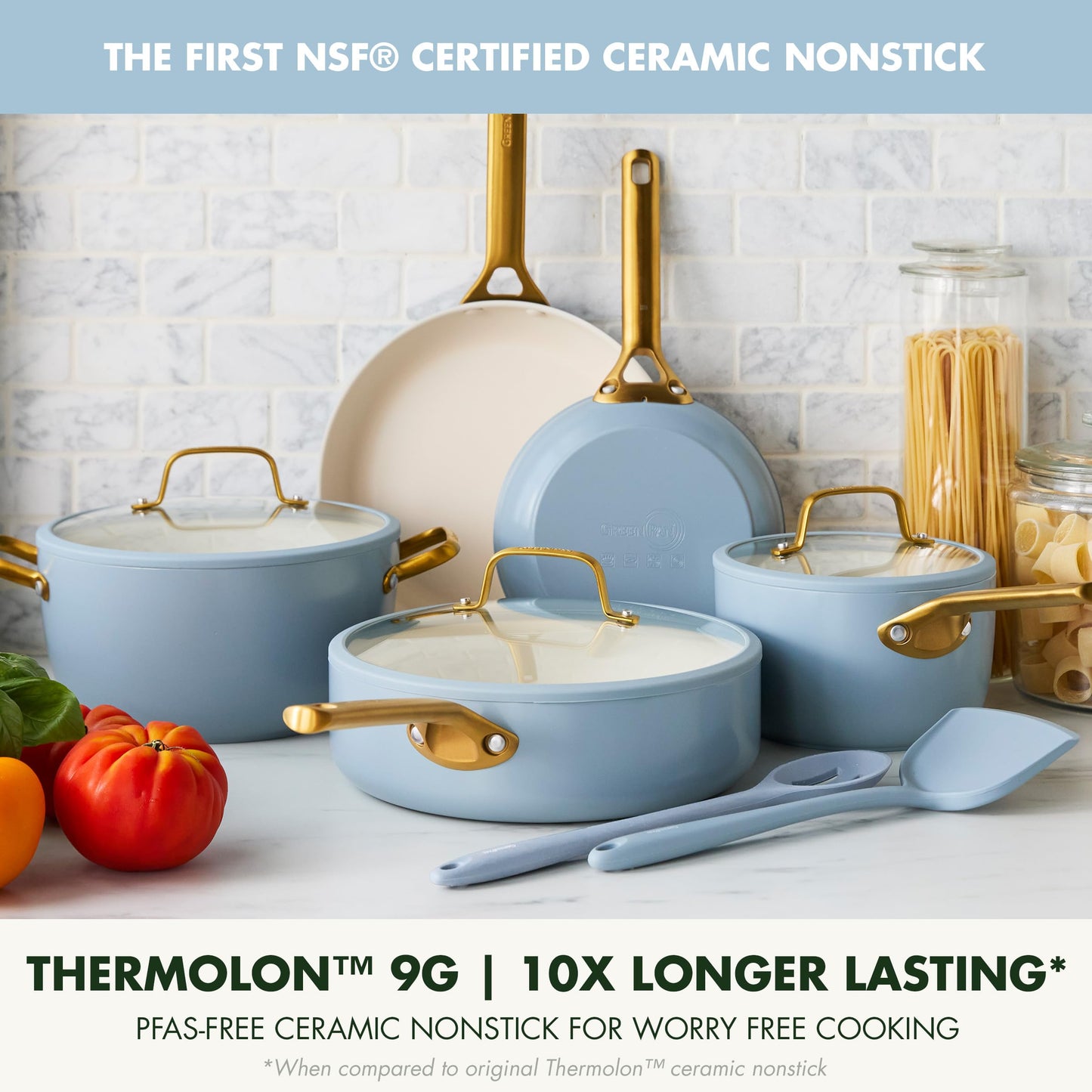 Nonstick Reserve Pro 10 Piece Cookware Set