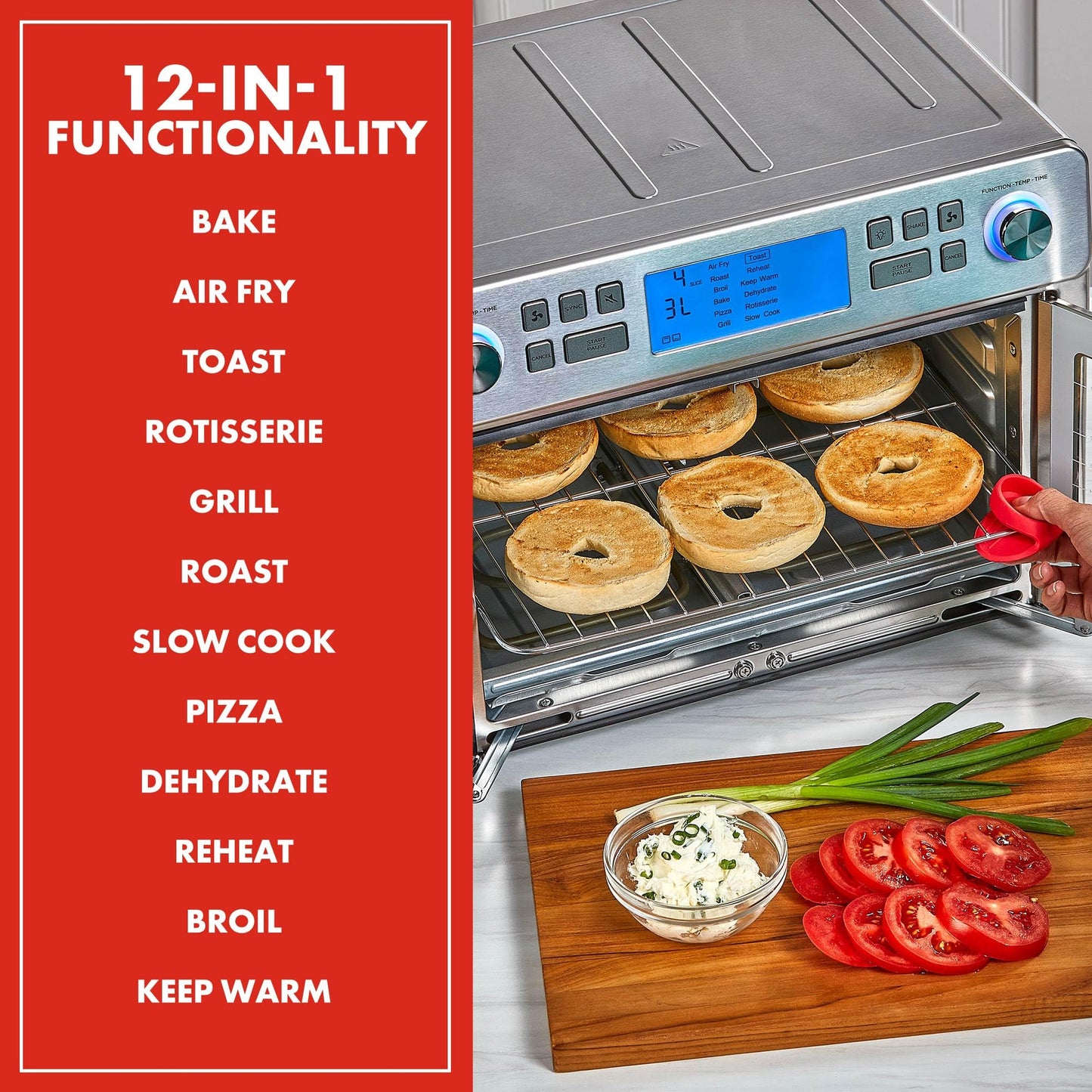 Lagasse Dual Zone Technology 25QT Air Fryer Oven
