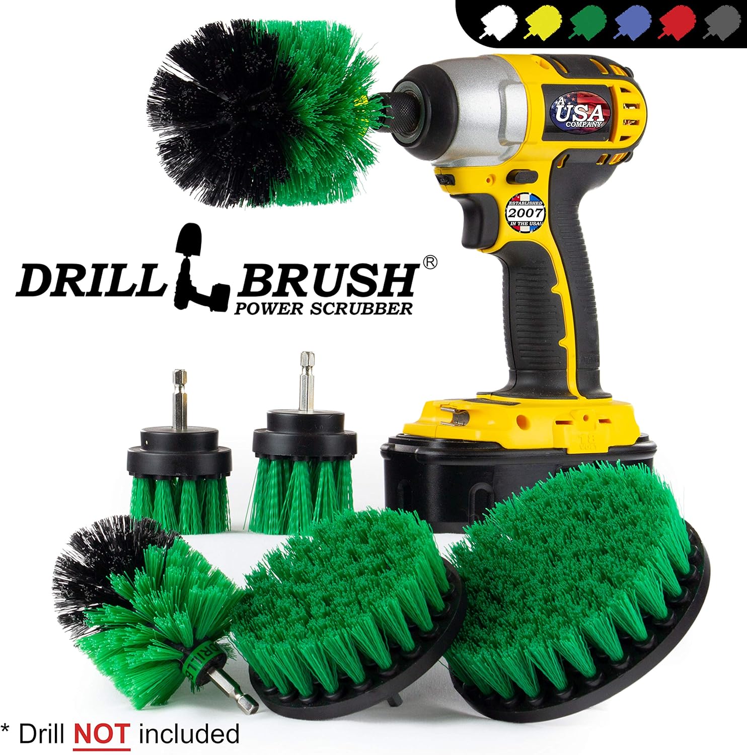 Cleaning Supplies - Kitchen Accessories - The Ultimate Kitchen Drill Brush Attachment Kit - Crock Pot - Cast Iron Skillet - Countertops - Cooktop - Oven - Sink - Backsplash - Trash Can – Flooring - Culinary Roots