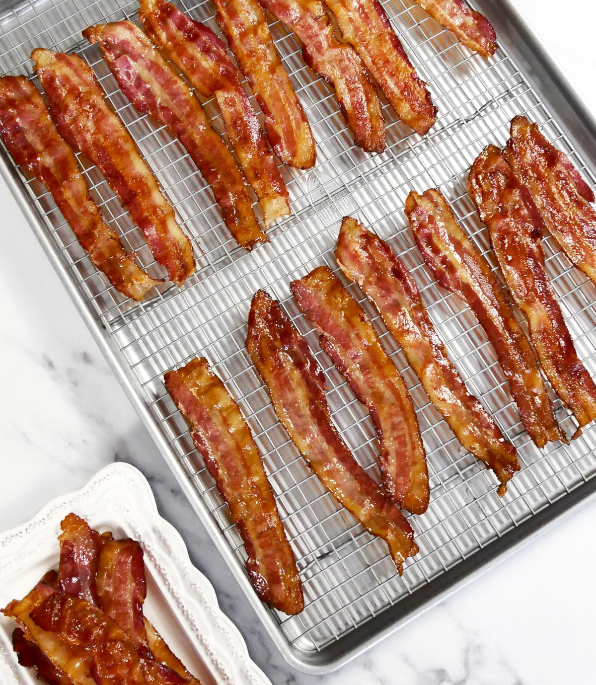 1607CR Bakeware Extra Large Sheet Baking Pan and Bakeable Nonstick Cooling Rack Set