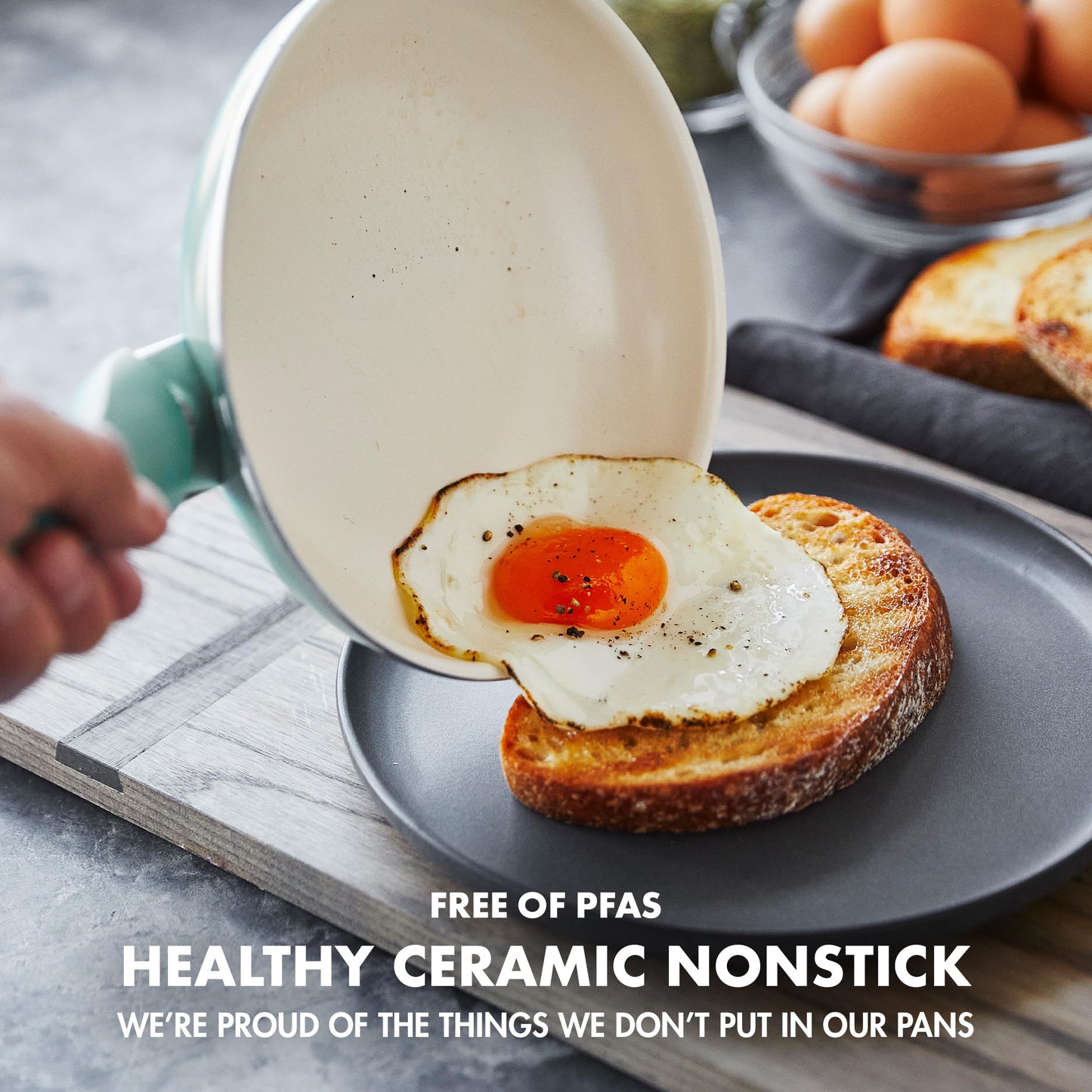 Rio Healthy Ceramic Nonstick 16 Piece Cookware Pots and Pans Set