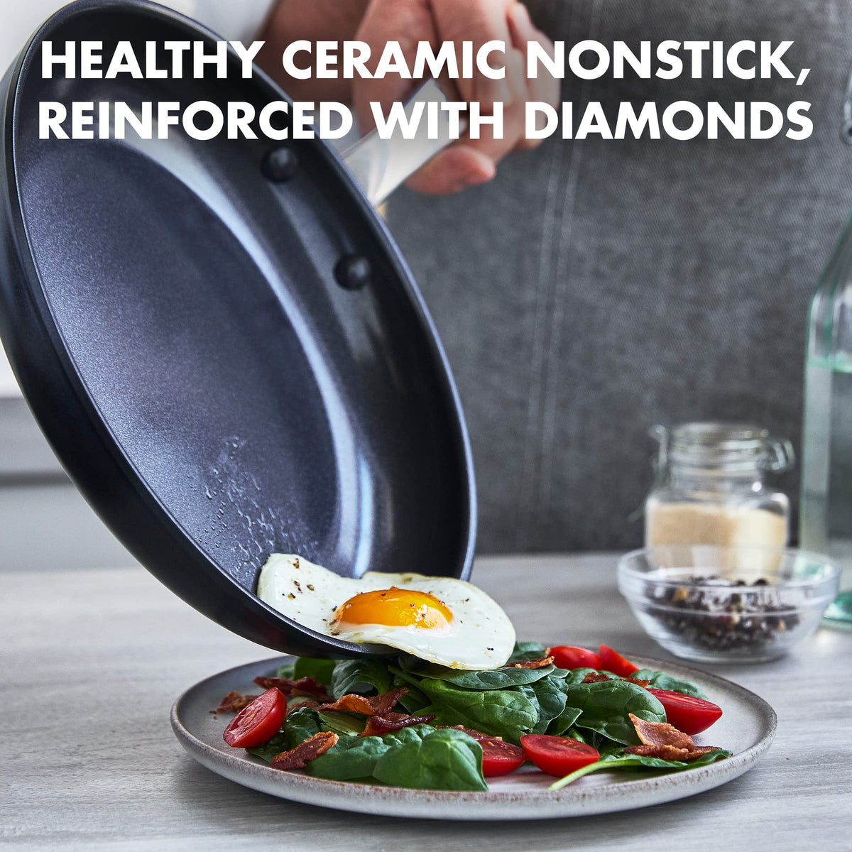 Chatham Prime Midnight Hard Anodized Healthy Ceramic Nonstick