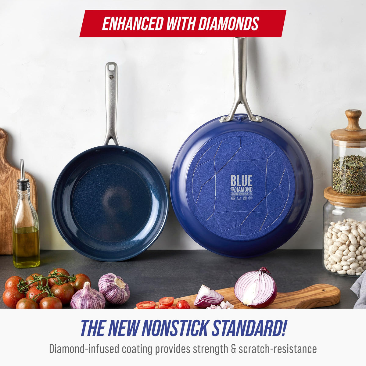 2 Piece Nonstick Frying Pan Set (2 Count)