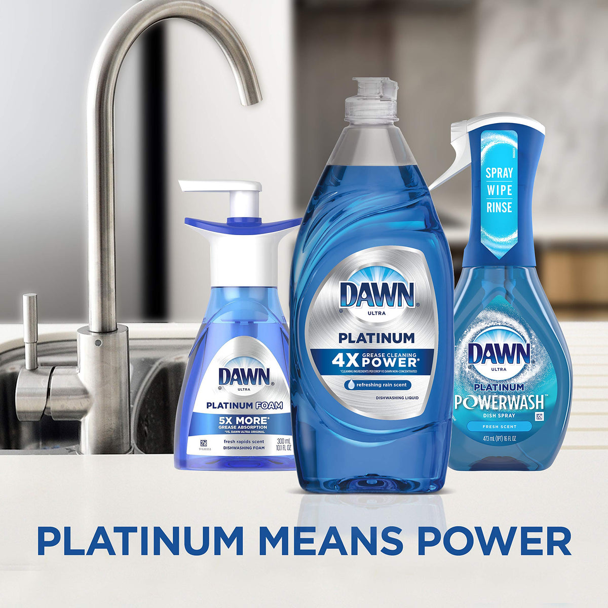 Dawn Platinum Dishwashing Liquid Dish Soap (16.2 Fl Oz)