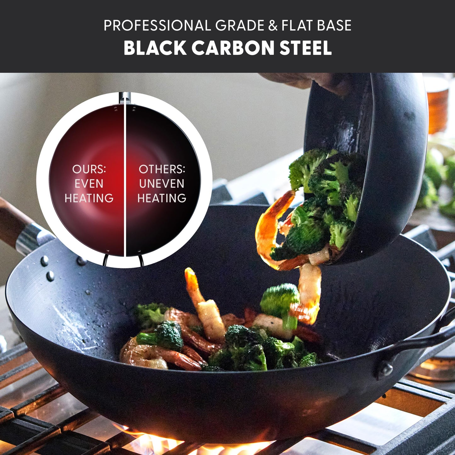 Carbon Steel Wok 12”