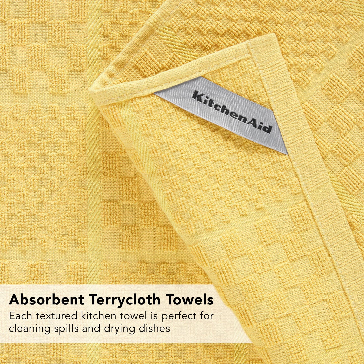 Quilted Cotton Terry Cloth Oven Mitt