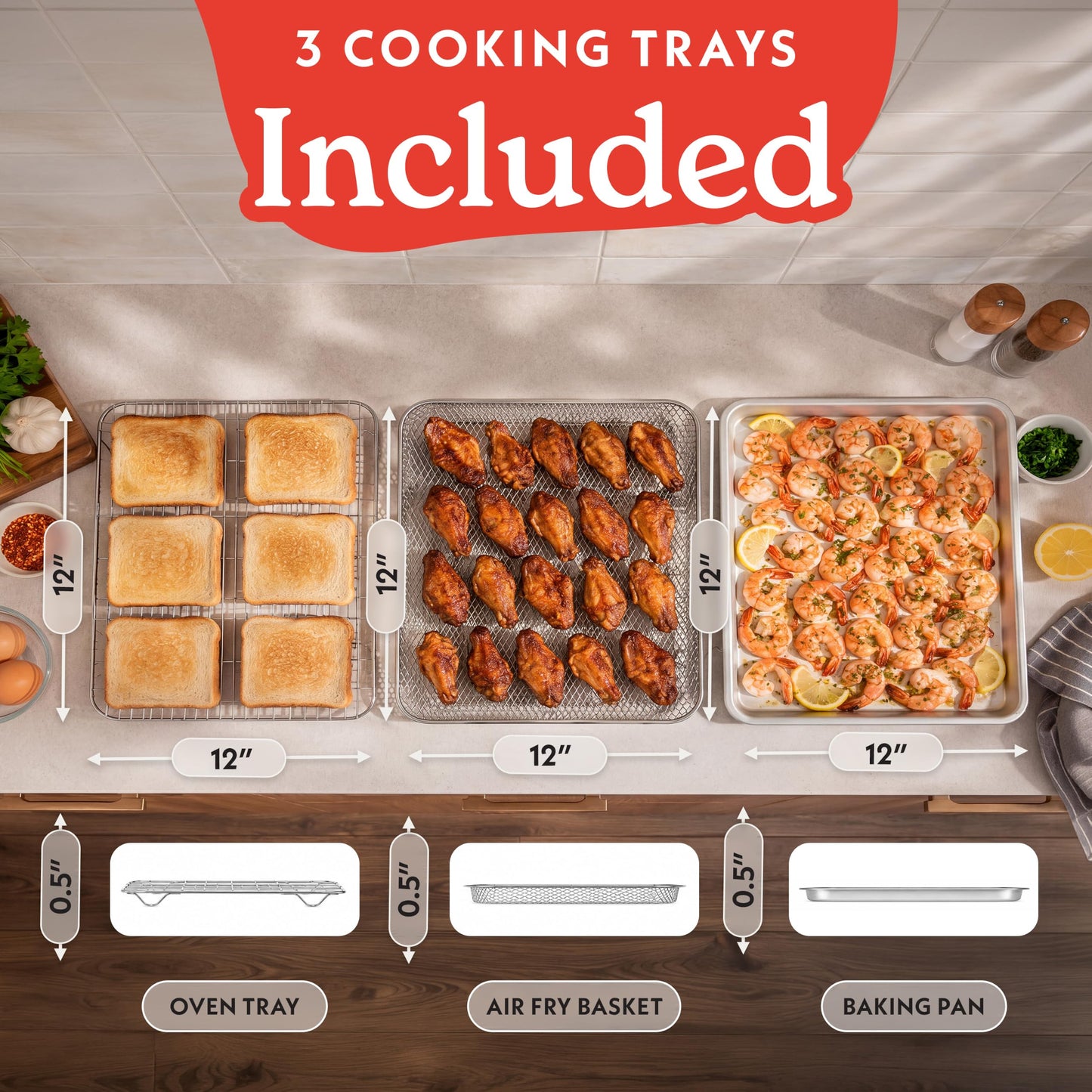 French Door Air Fryer Toaster Oven