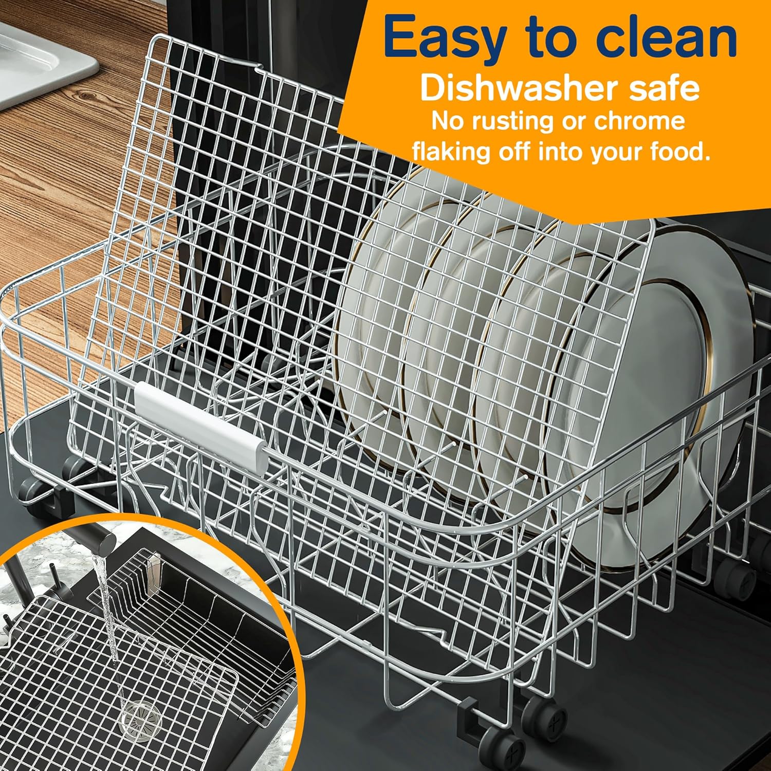 2PCS Cooling Racks for Cooking and Baking -11.65''x16.85''Heavy Duty Stainless Steel Wire Rack for Baking, Grilling, Roasting - Oven & Dishwasher Safe - Fits Half Sheet Pan（Silver） - Culinary Roots