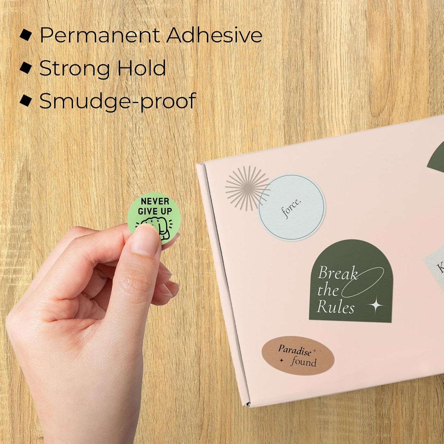 Perco Green 1-Inch Perforated Circle Dot Thermal Sticker Labels — 735 Stickers/Roll, Direct Thermal Printer Compatible—with Permanent Adhesive for Color Coding, Garage Sales, Crafts—Made in USA