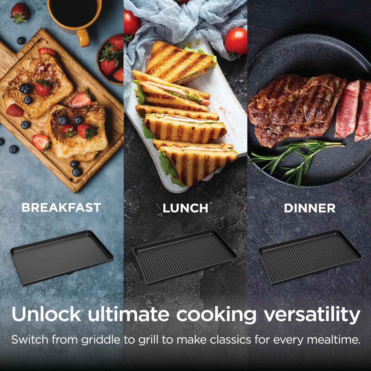 Sizzle™ Pro XL 20'' Indoor Griddle & Grill