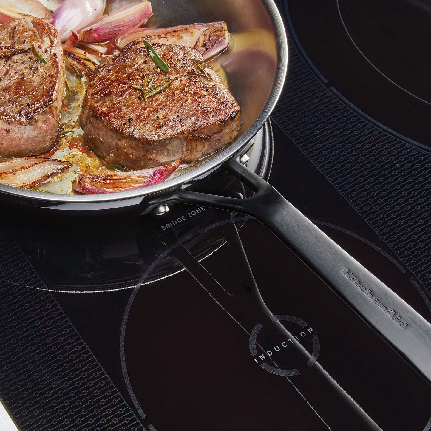 5 Ply Clad Stainless Steel Induction Frying Pan Set