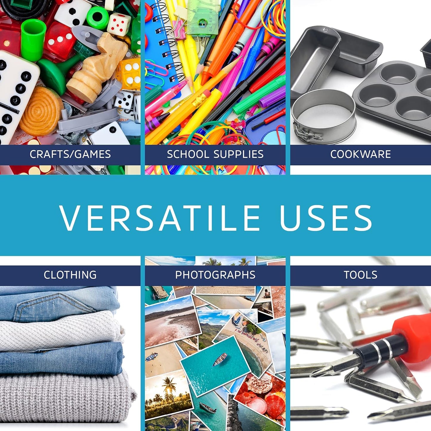 GPI Case of 1000, 12" X 18" Clear Plastic Reclosable Zip Bag - Bulk 2 Mil Thick Strong & Durable Poly Baggies with Resealable Zip Top Lock For Travel, Storage, Packaging & Shipping.