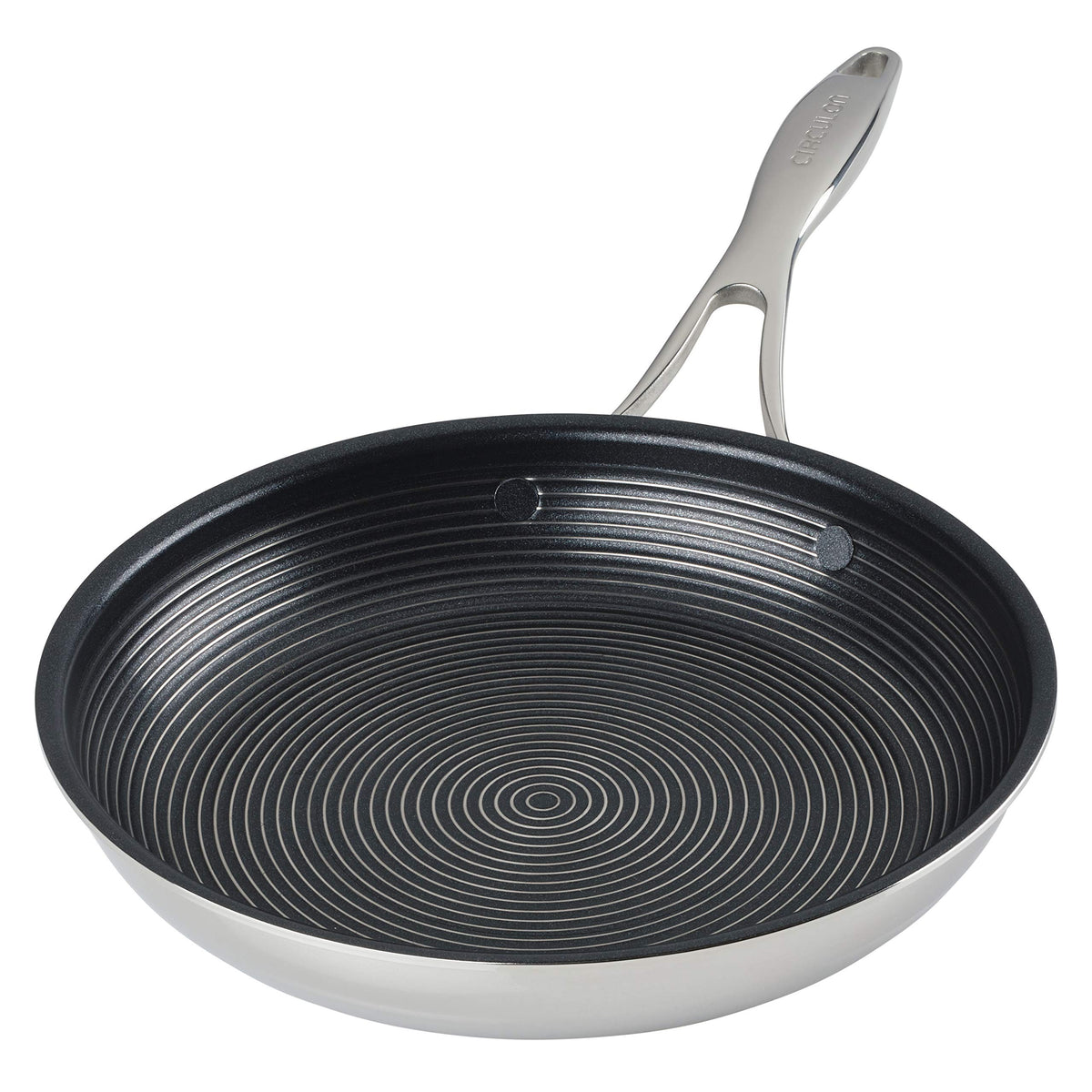 Clad Stainless Steel Frying Pans (2 Count)