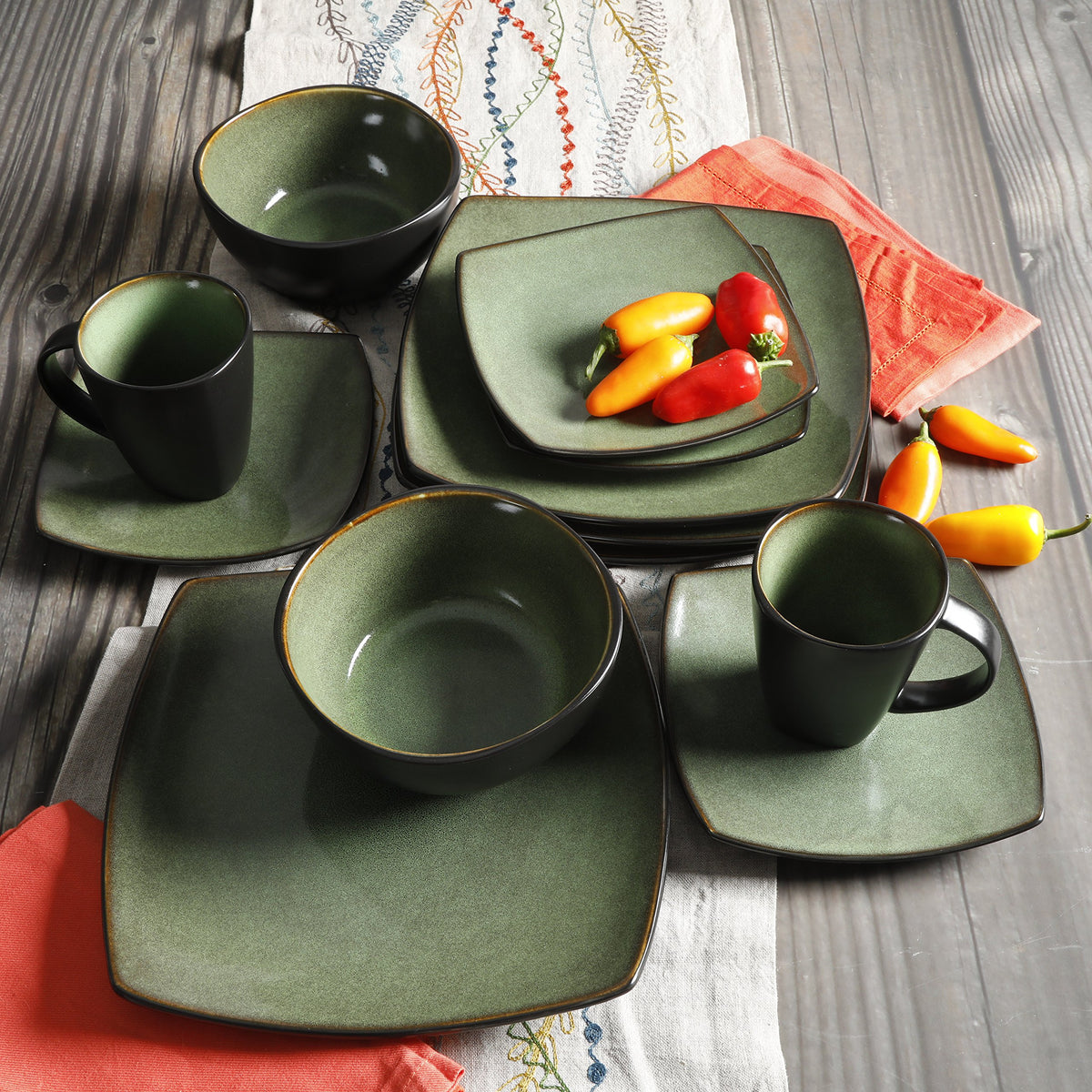 Soho Lounge 16 Piece Dinnerware Set