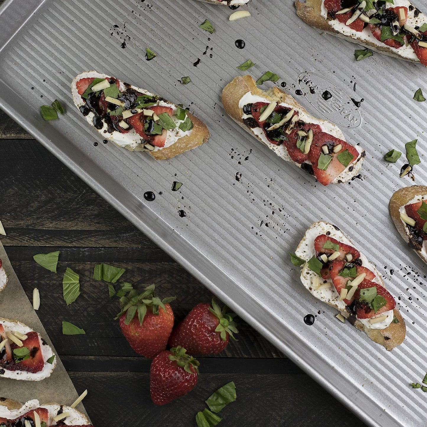 USA Pan Bakeware Nonstick Extra Large Baking Sheet Pan, Aluminized Steel - Culinary Roots